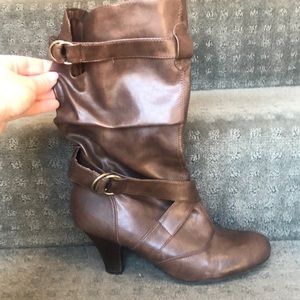 Brown boots